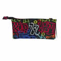Miniatyrbillede 3 af 5: Tredobbelt bæretaske Toybags Grafitti 11 x 23 x 5 cm