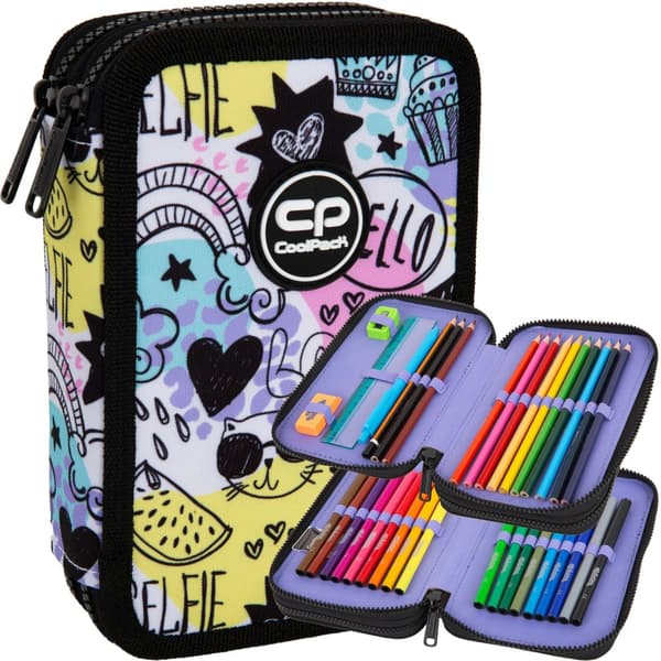 COOLPACK TO-KOMPARATIONS SKOLE PENALETUI MED MOOD EQUIPMENT