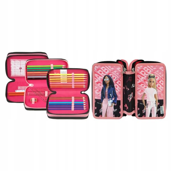 Undercover BARBIE -kolmoista taittuva penaali