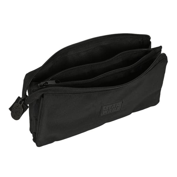 Tredubbel Carry-all The Mandalorian Svart 22 x 12 x 3 cm