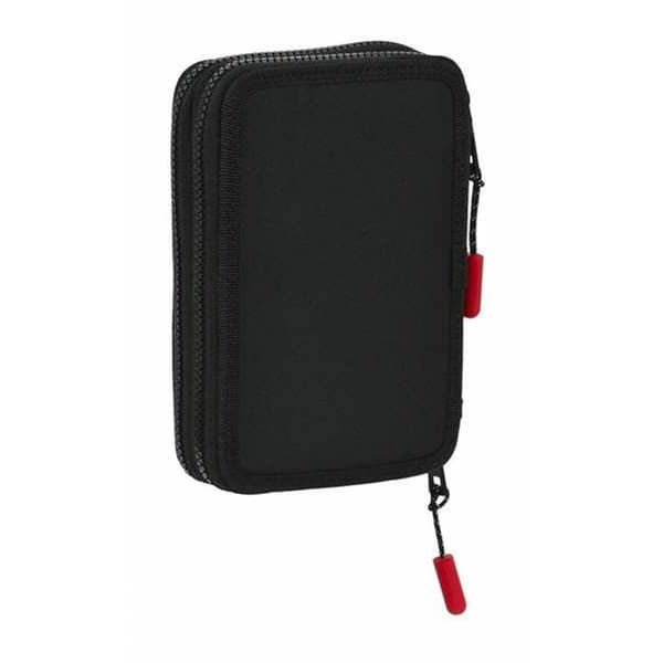 Dubbelt pennfodral Paul Frank Campers Svart 12,5 x 19,5 x 4 cm