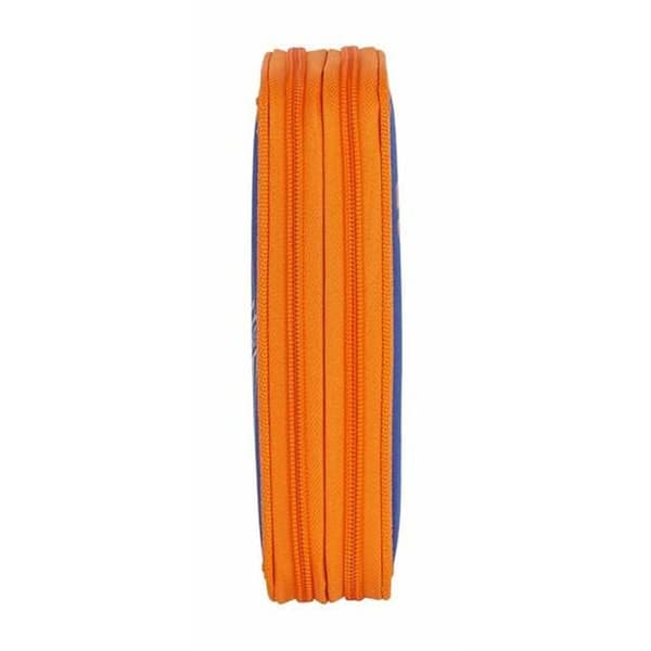Tuplapenaali Valencia Basket M854 Sininen Oranssi 12,5 x 19,5 x 4 cm