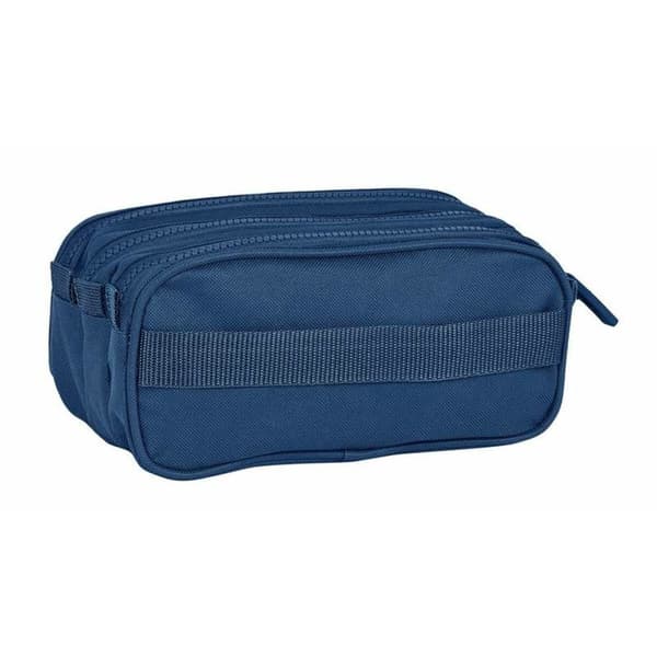 Kolmilokeroinen laukku Safta Basic Laivastonsininen 21,5 x 10 x 8 cm