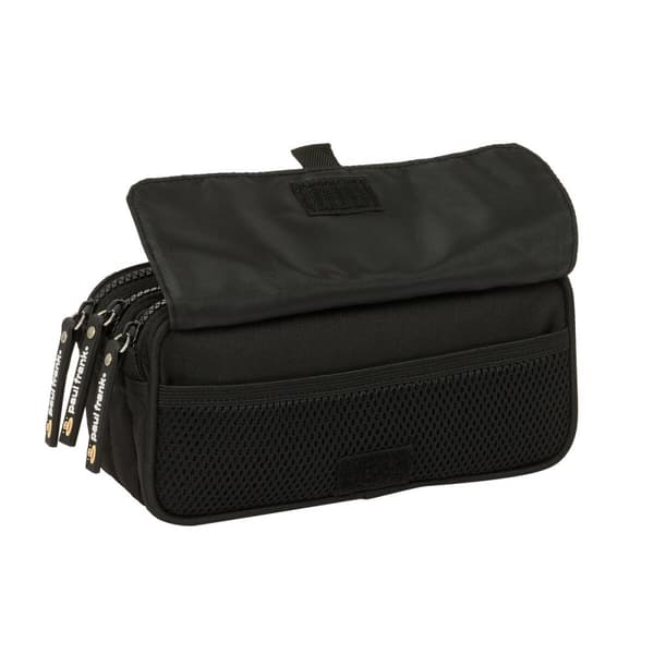 Tredubbel Carry-all Paul Frank Join the Fun Svart 21,5 x 10 x 8 cm