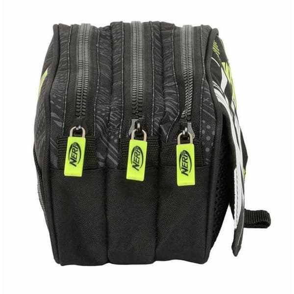 Tredubbel Carry-all Nerf Get Ready Svart 21,5 x 10 x 8 cm