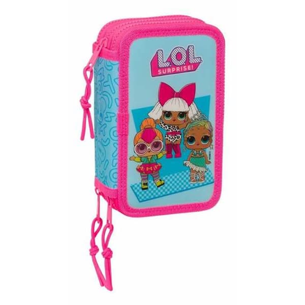 Tredobbelt Penalhus LOL Surprise! Divas 12,5 x 19,5 x 5,5 cm