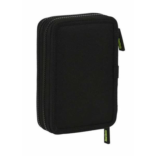 Dobbelt penalhus Real Betis Balompié Sort 12,5 x 19,5 x 4 cm