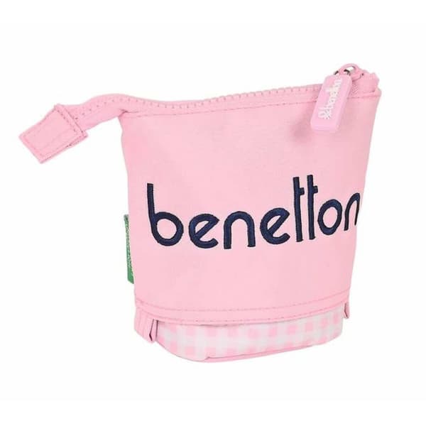 Vadsæk Benetton Vichy Lyserød 19 x 6 cm