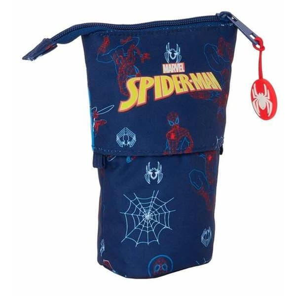 Vadsæk Spider-Man Neon Marineblå 8 x 19 x 6 cm