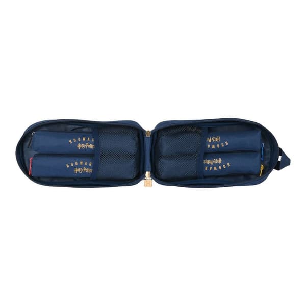 Penalhus rygsæk Harry Potter Magical Brun Marineblå 12 x 23 x 5 cm