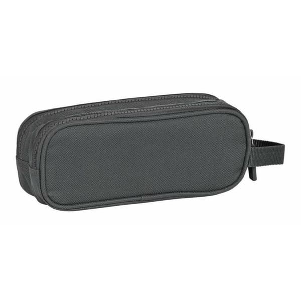 Dobbelt carry-all Safta Basic Grå 21 x 8 x 6 cm