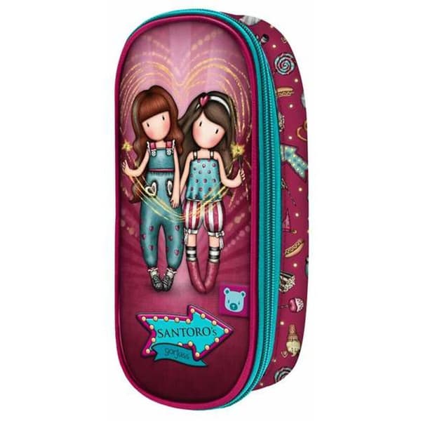 Bag Gorjuss Fairground Fireworks Rödbrun 10 x 23 x 6 cm