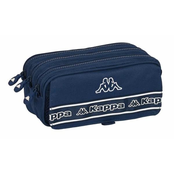 Tredubbel Carry-all Kappa Marinblå 21,5 x 10 x 8 cm