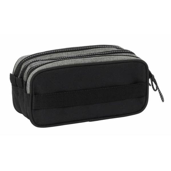 Tredubbel Carry-all Eckō Unltd. Rhino Svart Grå 21,5 x 10 x 8 cm