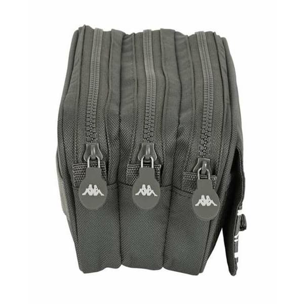 Tredubbel Carry-all Kappa Basics Grå 21,5 x 10 x 8 cm
