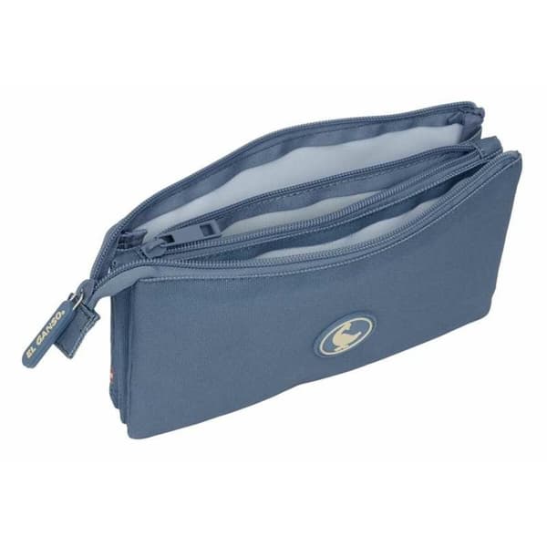 Tredubbel Carry-all El Ganso Basics Blå 22 x 12 x 3 cm