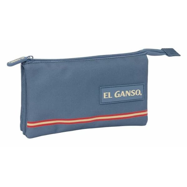 Tredubbel Carry-all El Ganso Basics Blå 22 x 12 x 3 cm