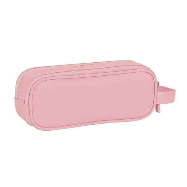Kaksilokeroinen laukkku Safta Rosa Pinkki 21 x 8 x 6 cm