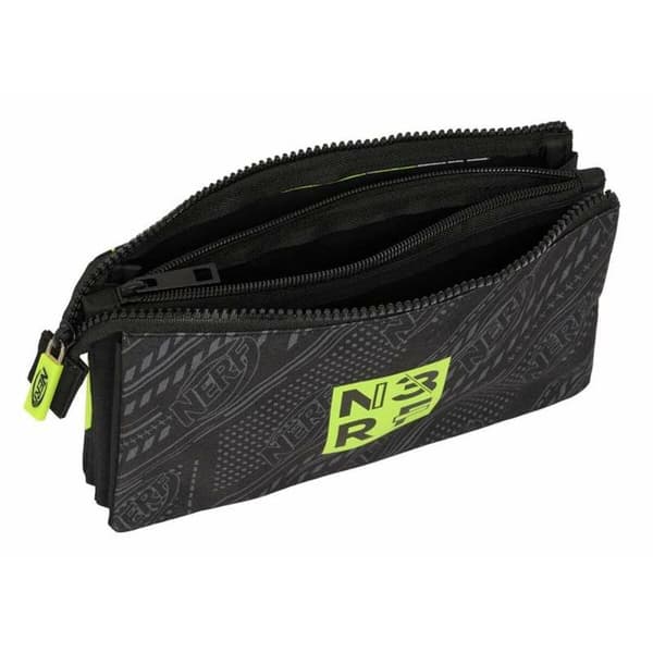 Kolmilokeroinen laukku Nerf Get Ready Musta 22 x 12 x 3 cm
