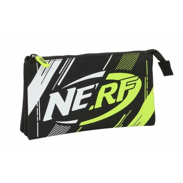 Kolmilokeroinen laukku Nerf Get Ready Musta 22 x 12 x 3 cm