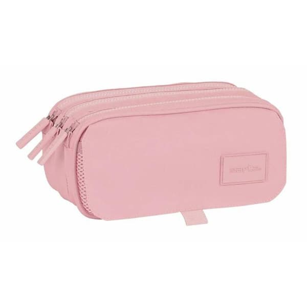 Kolmilokeroinen laukku Safta Basic Pinkki 21,5 x 10 x 8 cm