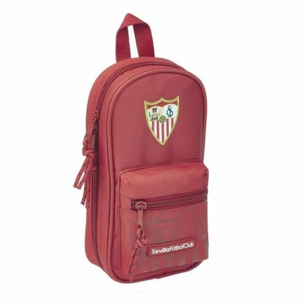 Penalhus rygsæk Sevilla Fútbol Club Rød 12 x 23 x 5 cm
