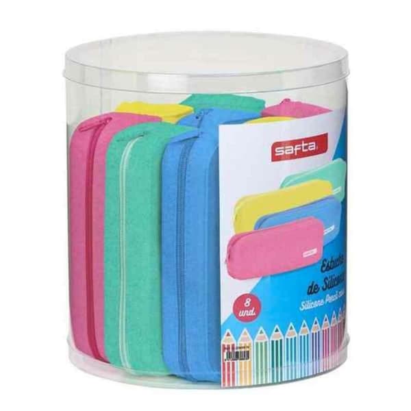 Bag Safta Glitter Blå Fyrkantig