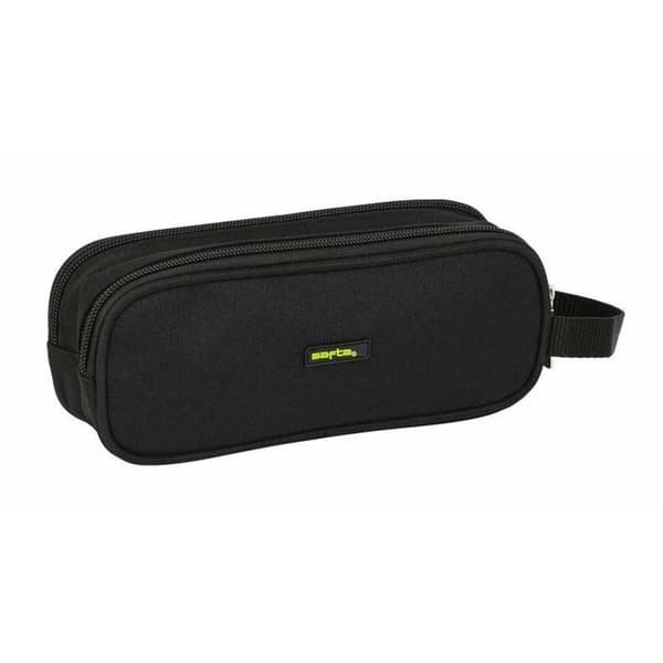 Dobbelt carry-all Safta Surf Sort 21 x 8 x 6 cm
