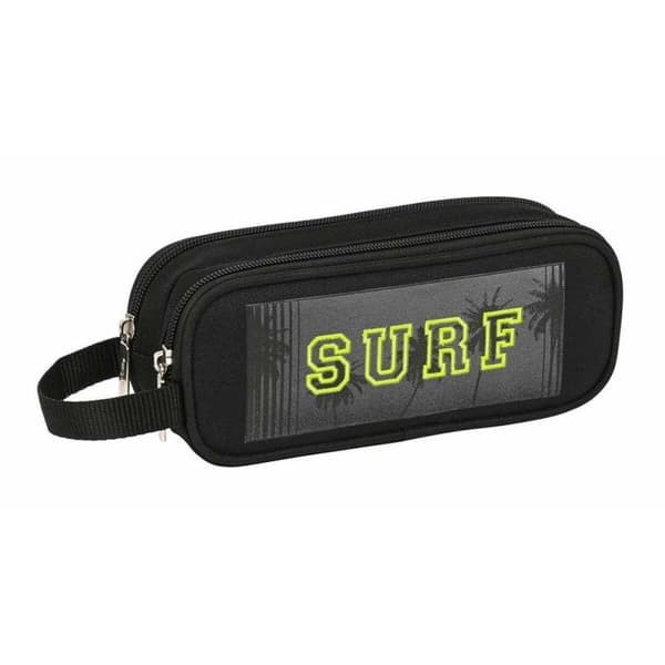 Dobbelt carry-all Safta Surf Sort 21 x 8 x 6 cm