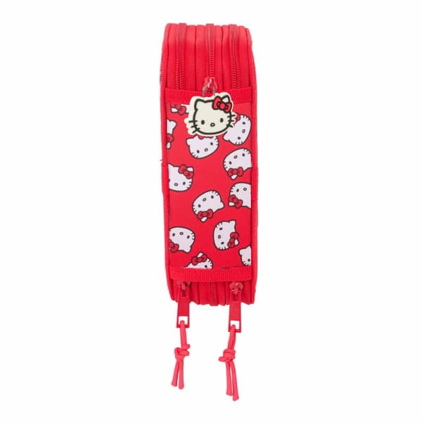 Trippel Pennal Hello Kitty Iconic Rød 12,5 x 19,5 x 5,5 cm