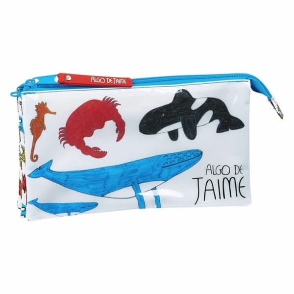 Kolmilokeroinen laukku Algo de Jaime Ocean 22 x 12 x 3 cm Valkoinen