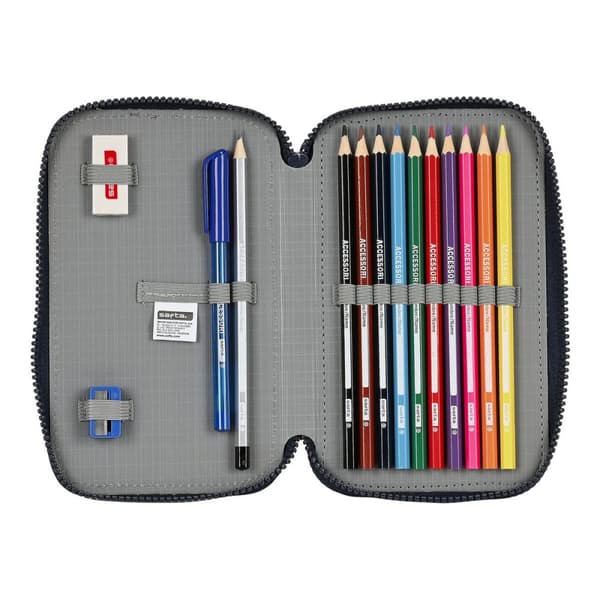 Dobbelt penalhus F.C. Barcelona Corporativa 12,5 x 19,5 x 4 cm