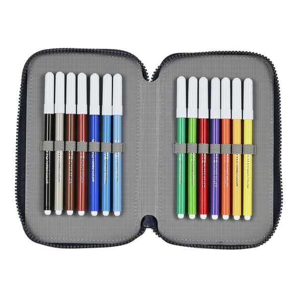 Dobbelt penalhus F.C. Barcelona Corporativa 12,5 x 19,5 x 4 cm