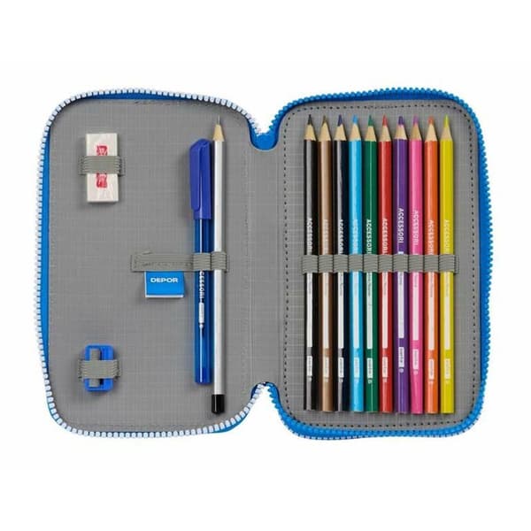 Dobbelt penalhus R. C. Deportivo de La Coruña 12,5 x 19,5 x 4 cm
