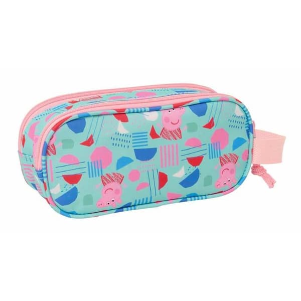 Dobbelt carry-all Peppa Pig 21 x 8 x 6 cm