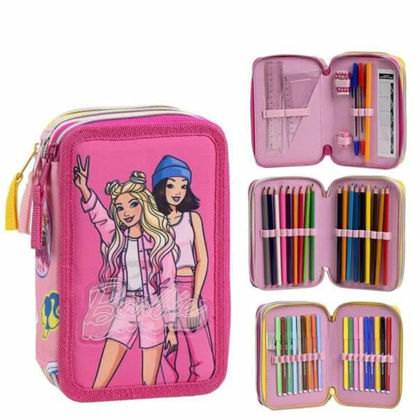 Penalhus Barbie Fuchsia 12,5 x 6,5 x 19,5 cm
