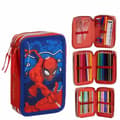 Miniatyrbild 1 av 5: Pennfodral Spider-Man Blå 12,5 x 6,5 x 19,5 cm