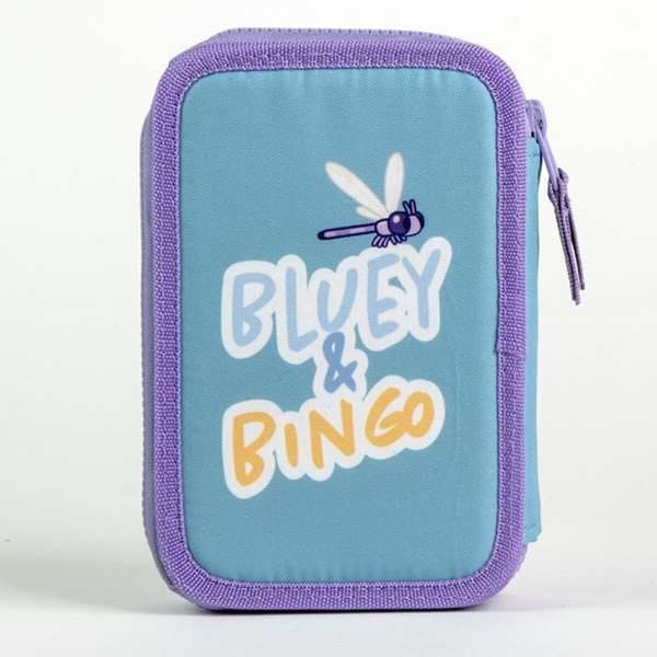 Penalhus Bluey Lyseblå Light Blue 12,5 x 19,5 x 4,5 cm