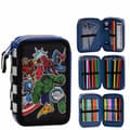 Miniatyrbild 1 av 5: Pennfodral The Avengers Svart 12,5 x 6,5 x 19,5 cm