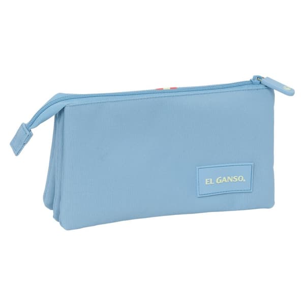 Tredobbelt bæretaske El Ganso Cerulean Blå 22 x 12 x 3 cm