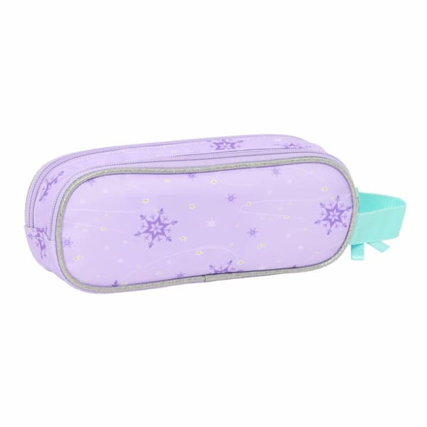 Dubbel bär-allt Frozen Spirit Lila 21 x 8 x 6 cm