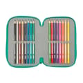 Miniatyrbild 3 av 6: Trippel pennfodral Real Betis Balompié Aquamarine 12,5 x 19,5 x 5,5 cm 37 Delar