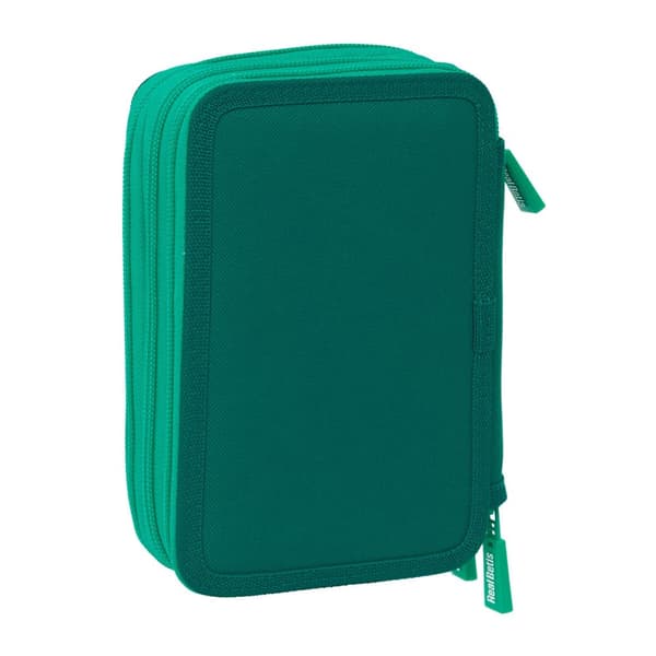 Trippel pennfodral Real Betis Balompié Aquamarine 12,5 x 19,5 x 5,5 cm 37 Delar