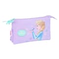 Miniatyrbild 1 av 3: Tredubbel Carry-all Frozen Spirit Lila 22 x 12 x 3 cm