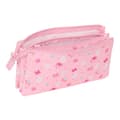 Miniatyrbillede 3 af 3: Tredobbelt bæretaske Minnie Mouse Baby Pink 22 x 12 x 3 cm