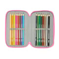Miniatyrbilde 2 av 6: Trippel Pennal Gabby's Dollhouse Confetti Rosa Turkis 12,5 x 19,5 x 5,5 cm 37 Deler