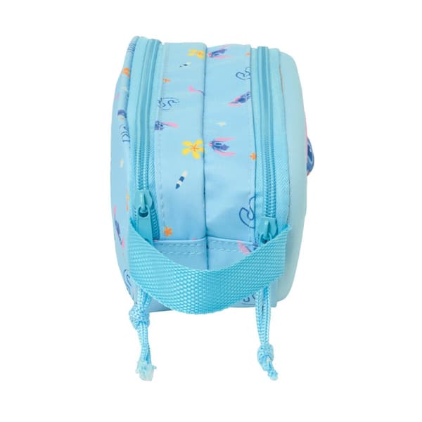 Dobbelbag Lilo & Stitch Lyse Blå 21 x 8 x 6 cm 3D