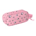 Miniatyrbilde 2 av 3: Dobbelbag Snoopy Rosa 21 x 8 x 6 cm 3D