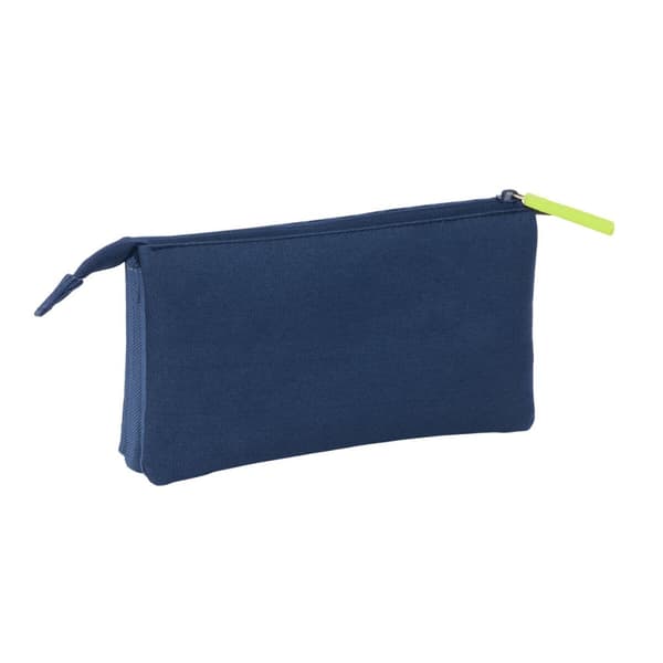 Tredobbelt bæretaske Munich Blue indigo Blå 22 x 12 x 3 cm