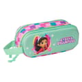 Miniatyrbillede 1 af 3: Dobbelt carry-all Gabby's Dollhouse Multifarvet 21 x 8 x 6 cm 3D